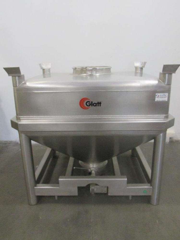 Image of Glatt 15 cubic Foot Stainless Steel Totes